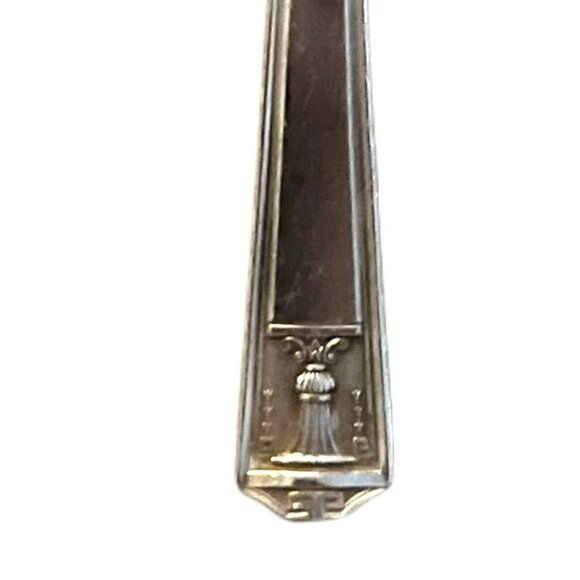 Holmes and Edwards Round Bowl Spoon Gumbo Century Silverplate 1923 IS 7 1/8 in - Picture 5 of 8